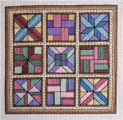 (image for) Quilt Blocks 6 - Mocha
